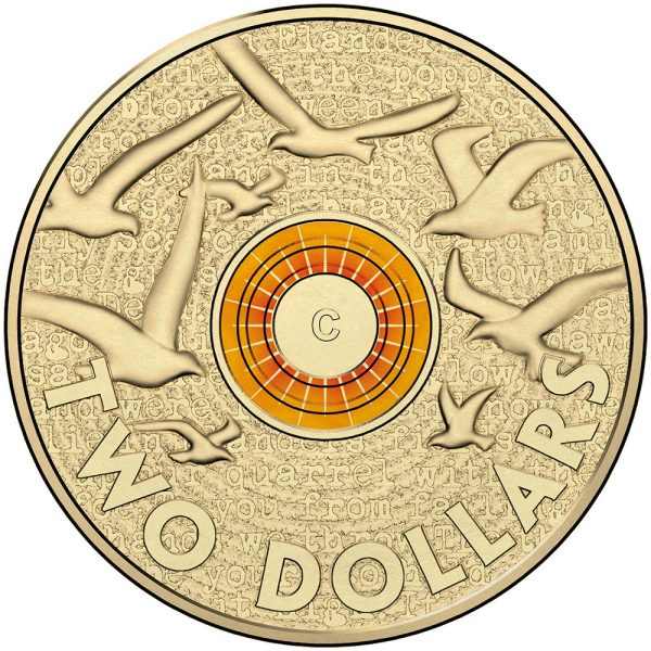 2015 $2 ‘C’ Mintmark Remembrance Day Coloured Uncirculated Coin - Image 2