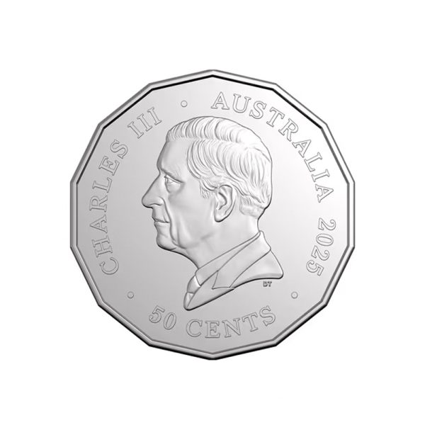 2025 50c Lunar Year of the Snake Uncirculated Tetradecagon Coin - Image 3