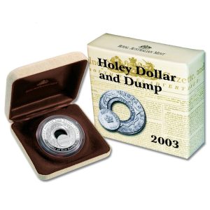 2003 $1 Holey Dollar and Dump Silver Proof Coin
