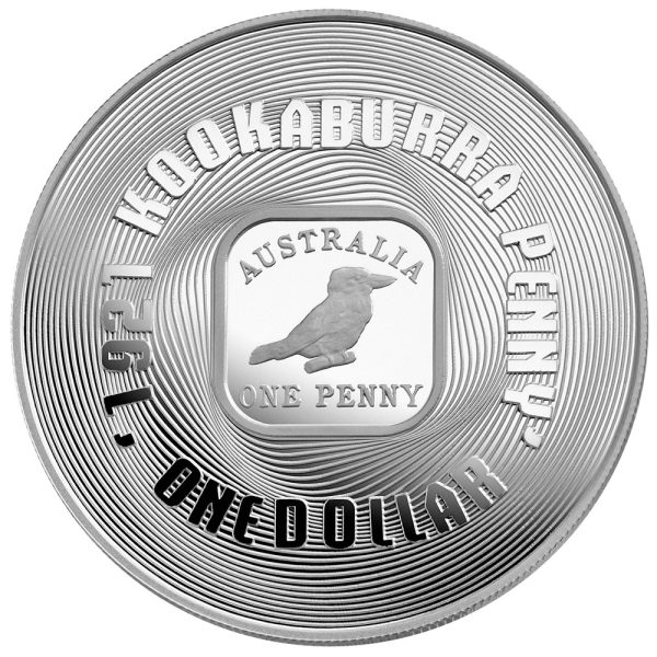 2008 $1 1921 Kookaburra Penny Silver Proof Coin - Image 2