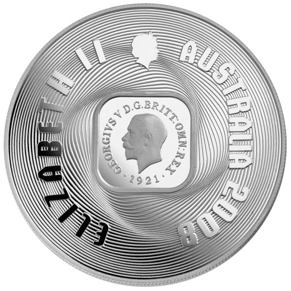 2008 $1 1921 Kookaburra Penny Silver Proof Coin - Image 3