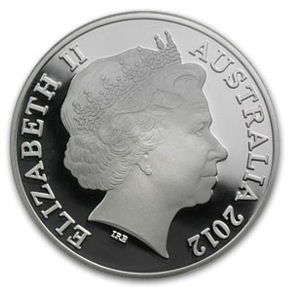 2012 $1 Kangaroo Mareeba Rock Wallaby 1oz Silver Proof Coin - Image 2