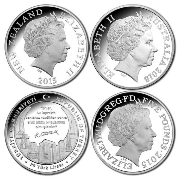 2015 Centenary of The Gallipoli Landing 4 Coin Proof Set - Image 3