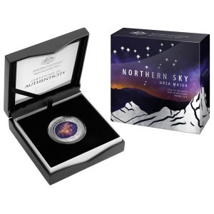 2016 $5 Northern Sky URSA Major 1oz Silver Coloured Domed Proof Coin