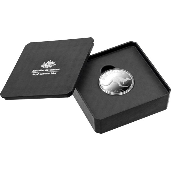 2023 $1 'C' Mintmark 1oz Fine Silver Kangaroo Proof Coin - Image 2