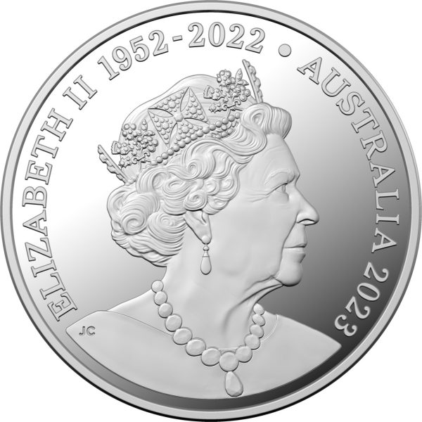 2023 $1 'C' Mintmark 1oz Fine Silver Kangaroo Proof Coin - Image 4