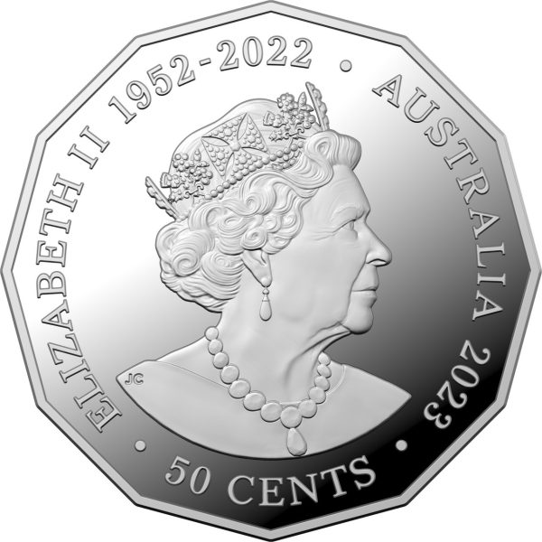 2023 50c Selectively Gold-plated Sydney Opera House 50th Anniversary Silver Proof Coin - Image 4