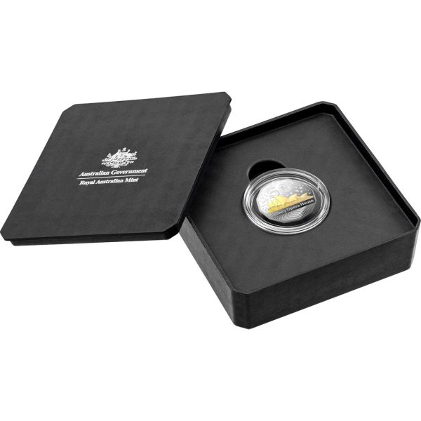 2023 50c Selectively Gold-plated Sydney Opera House 50th Anniversary Silver Proof Coin - Image 2