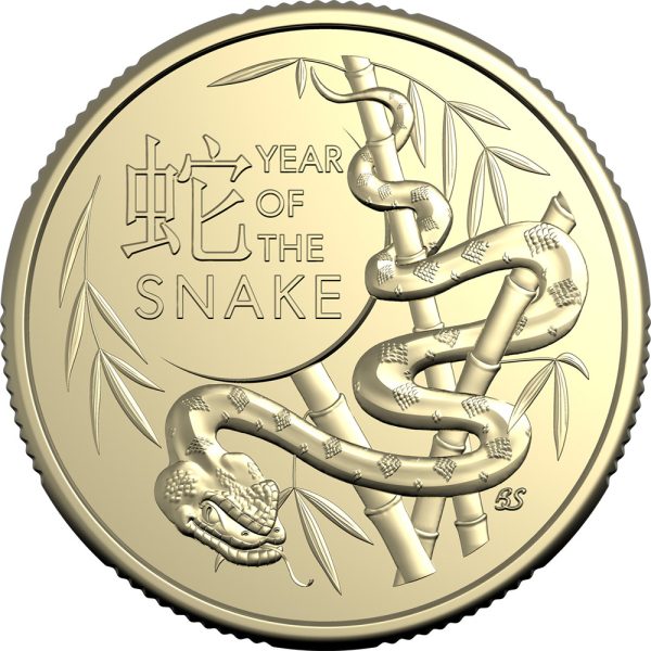 2025 $1 Year of the Snake Uncirculated Two-Coin Set - Image 2