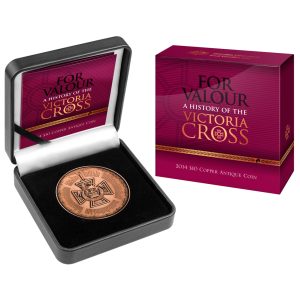 2014 $10 For Valour - A History of the Victoria Cross Copper Antique Coin