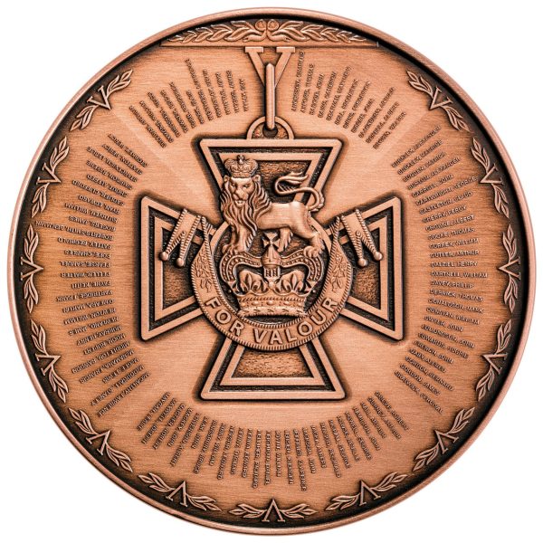 2014 $10 For Valour - A History of the Victoria Cross Copper Antique Coin - Image 2
