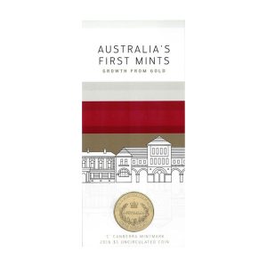 2016 $1 Australia's First Mints Growth From Gold 'C' Mintmark Uncirculated Coin