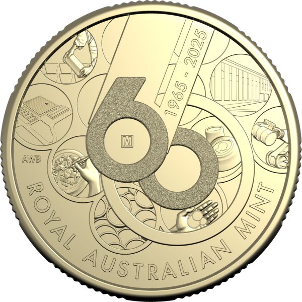 2025 $1 Mintmark & Privy Mark Four Coin Royal Australian Mint 60th Anniversary Set - Image 3
