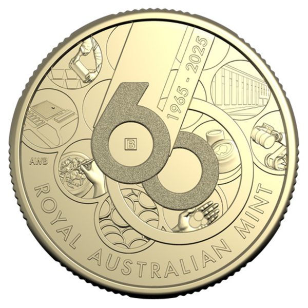 2025 $1 Mintmark & Privy Mark Four Coin Royal Australian Mint 60th Anniversary Set - Image 5