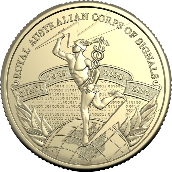 2025 $1 Centenary of Royal Australian Corps of Signals Uncirculated Coin - Image 2