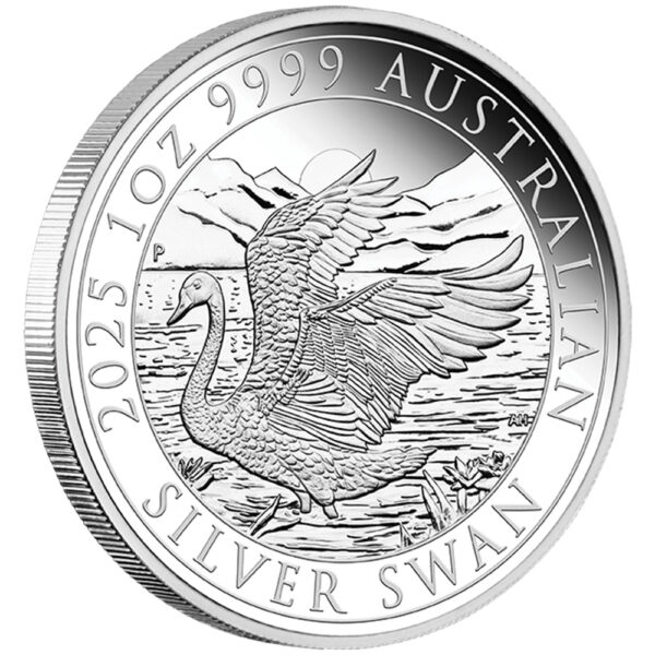 2025 $1 ANDA Perth 1oz Swan Silver Proof Coin - Image 3