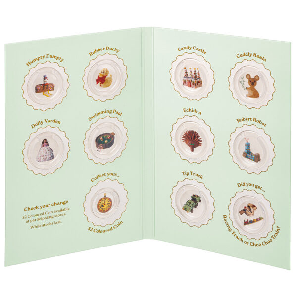 2025 $1 & $2 Women's Weekly Children's Birthday Cake Book Uncirculated 11 Coin Set - Image 2